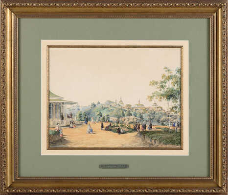 Дмитриев Фёдор Дмитриевич. Вид города Владимира с Большого бульвара